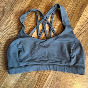 olive green lululemon bra